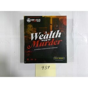 Hunt A Killer A Wealth of Murder Game Unisex OS Black New Immersive Mystery
